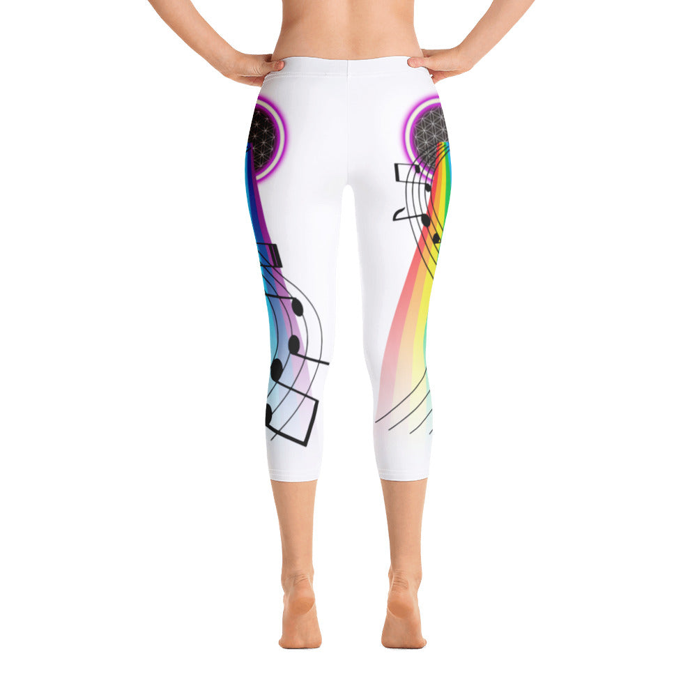 Be the Light of Creation - Capri Leggings / Yoga Pants