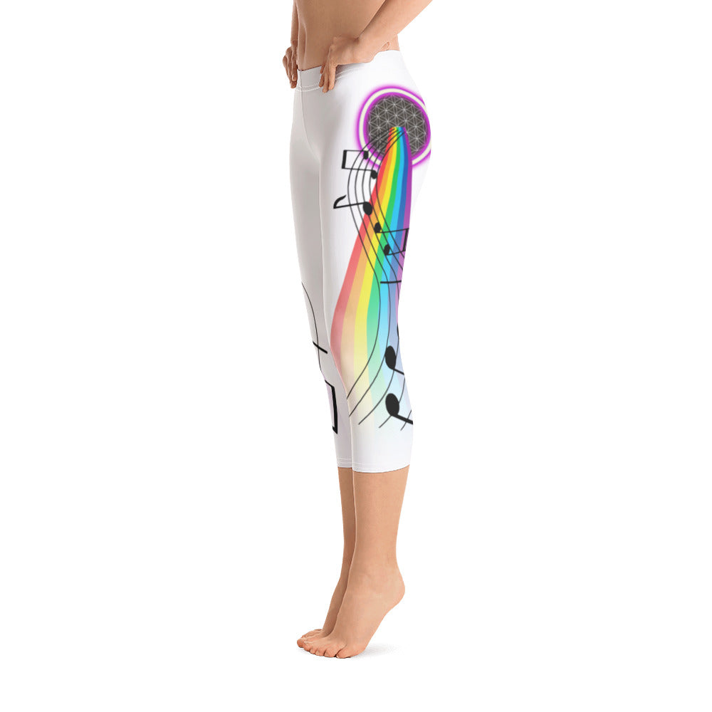 Be the Light of Creation - Capri Leggings / Yoga Pants