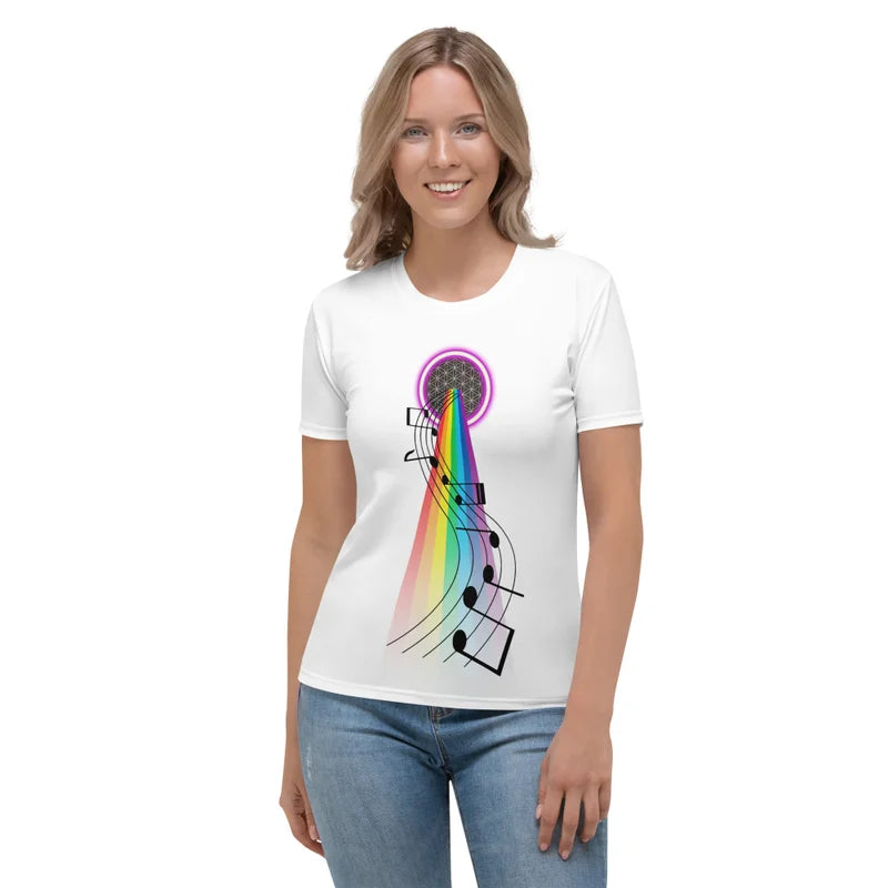 Be the Light of Creation - Women's T-shirt (all over print)