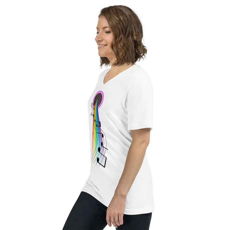 Be the Light of Creation - Unisex V-Neck T-shirt